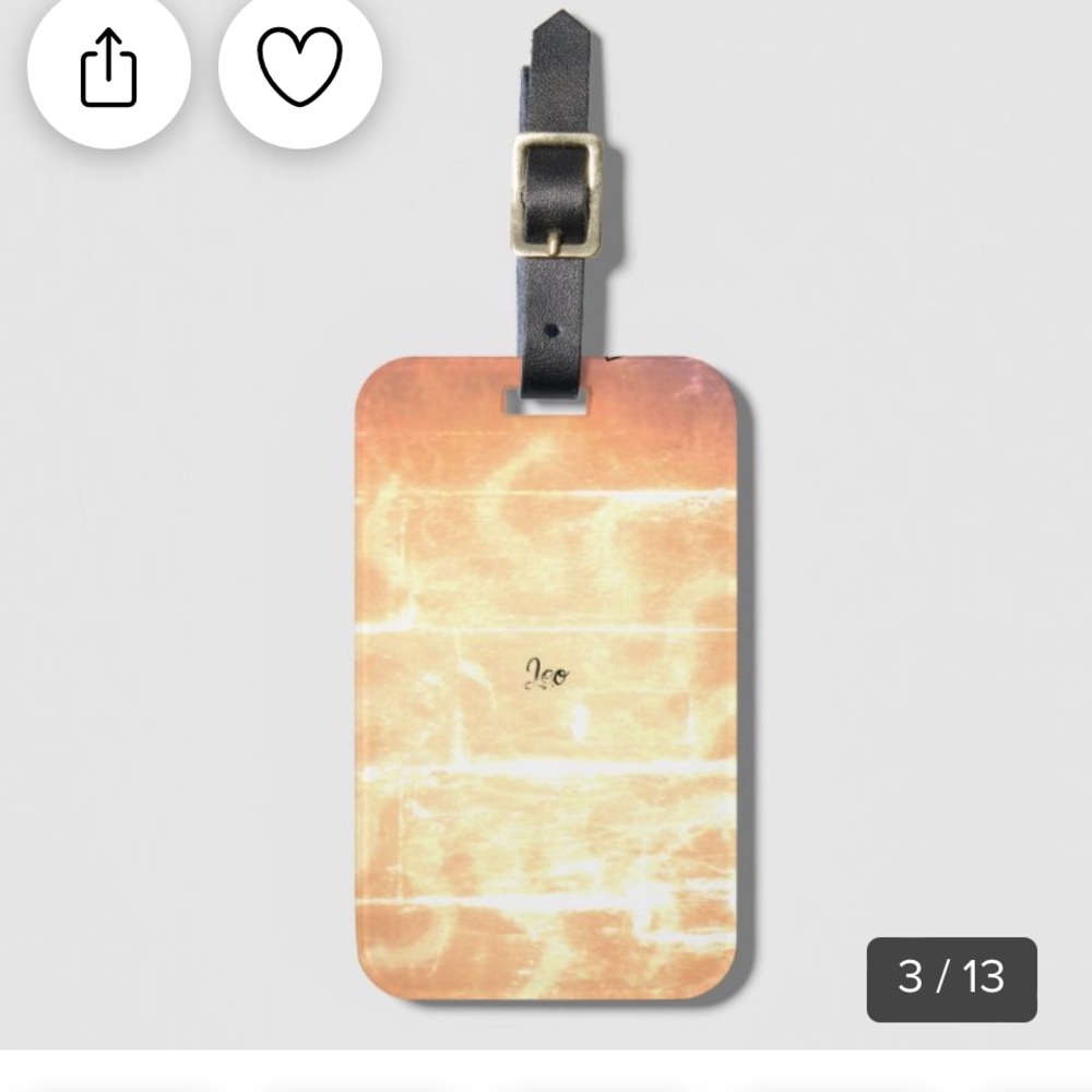 ♌🧳AstrologicWear Leo Luggage Tag